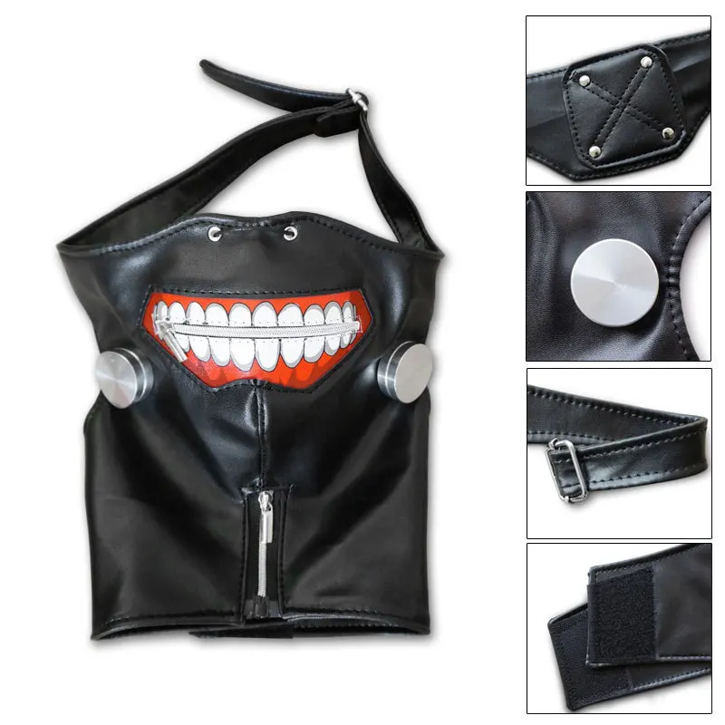 Japanese Anime Tokyo Ghoul Cosplay Costumes Kaneki Ken Hoodie Jackets Black Fight Uniform Presentation masks | Тематическая одежда