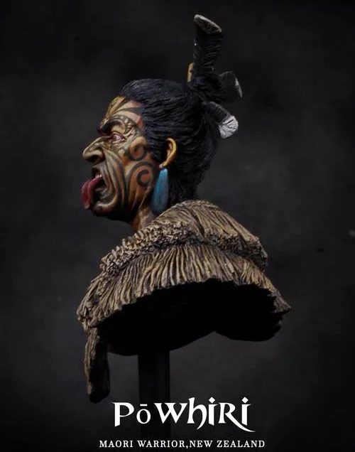 1/10 старинный воин с татуировками офисный бюст набор смол DIY игрушки неокрашенные