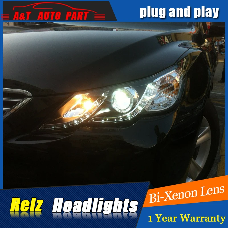 Auto Part Styling For Toyota Reiz headlights DRL 2011-2013 LED light bar Q5 bi xenon lens h7 | Автомобили и мотоциклы