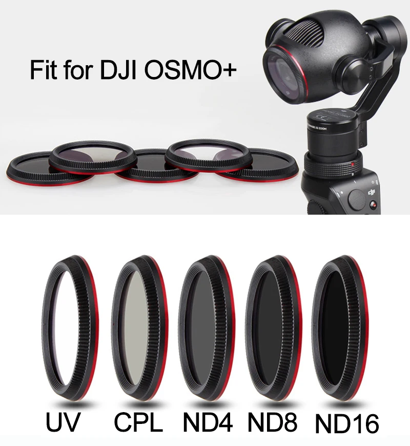 Фильтр для объектива OSMO Plus UV CPL ND4 ND8 ND16 DJI + Ручной Стабилизатор камеры