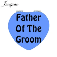 jweijiao father of the groom espejo de maquillaje make up mirror the best dad 1x2x magnifying vanity mirror hh320