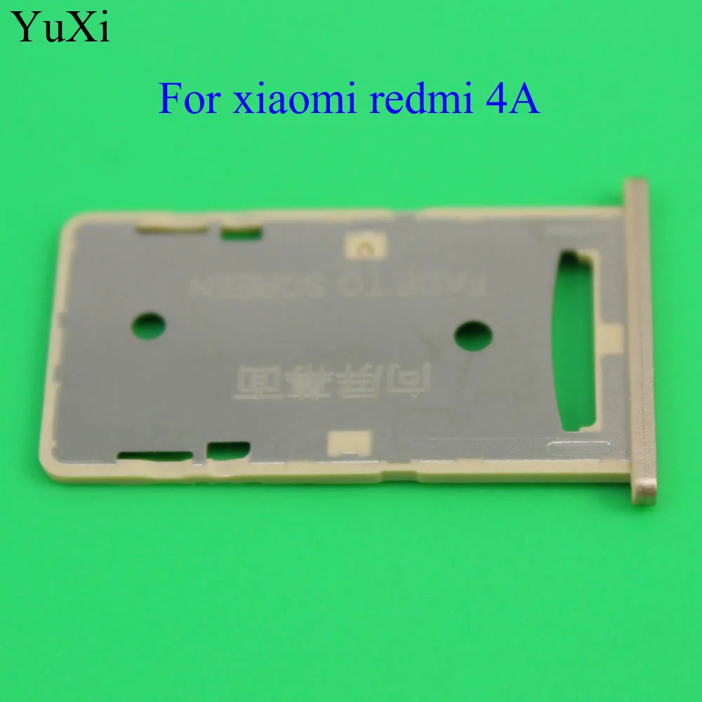 Юйси для Xiaomi Redmi 4A Nano SIM/Micro SIM карта лоток держатель Micro SD адаптер держателя слота