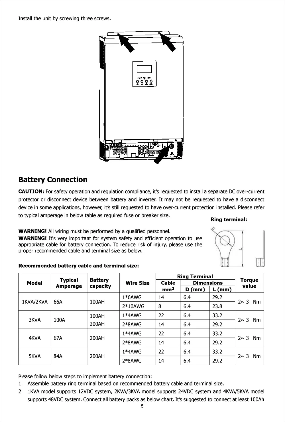 Гибридный инвертор 3KVA/5KVA PWM/слежением за максимальной точкой мощности, неэлектрифицирован инвертор синусоидального колебания инвертора солнечной энергии 24 V/48 V Батарея Зарядное устройство