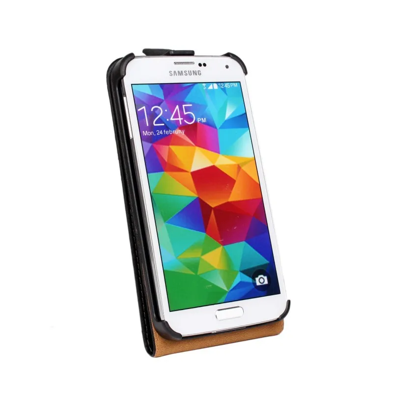 S9 Plus Leather case for Samsung S3 Mini Flip cover case for Galaxy A5 A7 2016 A3 2017 S6 S7 Edge S4 S5 S8 S9+ Note 8 4 3 cases images - 6