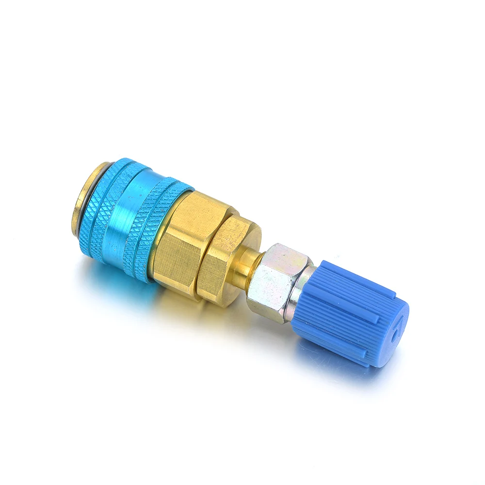 1pcs ac r134a auto quick connector adapter coupler highlow pressure side ac manifold hoses on autocar air conditioning free global shipping