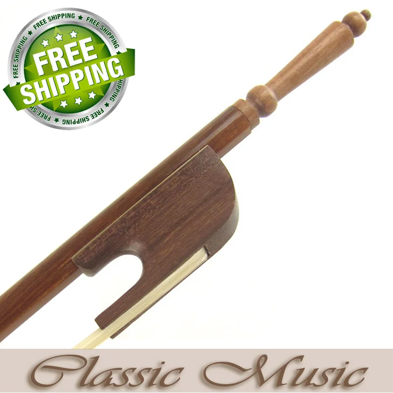 Африканское черное дерево барокко Скрипка Лук с длинным винтом (4/4) Хороший