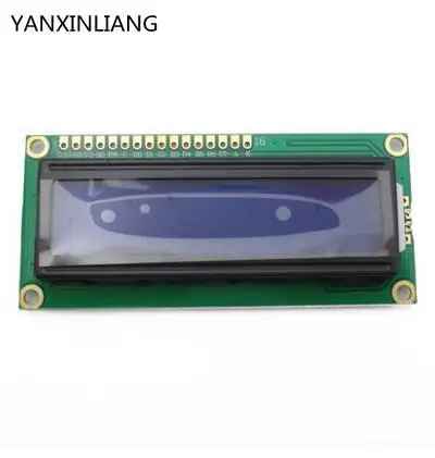 5V lcd 1602 синий экран символ ЖК дисплей модуль черный свет новый и белый код|lcd 1602|lcd