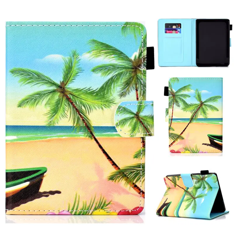 M028 Модный чехол с рисунком для kobo clara HD 6,0 дюймов, чехол для электронной книги, умный силиконовый чехол из искусственной кожи, защитный флип-чехол - Цвет: M028
