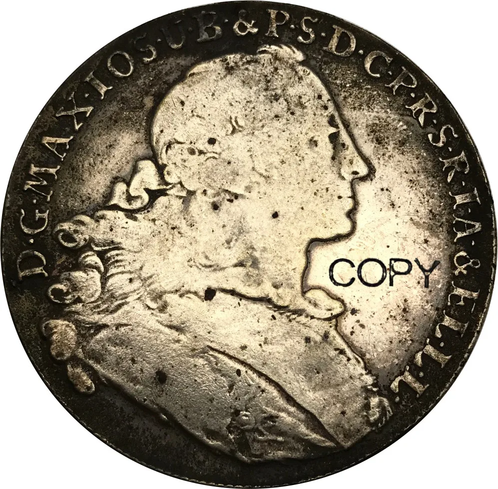 1755 немецкие Штаты Бавария Талер мельница посеребренные копии монет|coin coins|coin copycoin