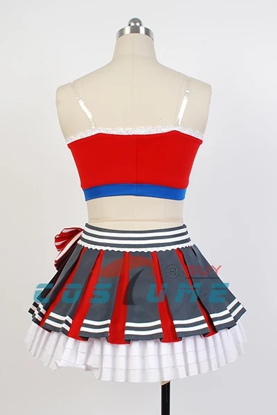 Отлично! Женский костюм для косплея Love Live Maki Nishikino Cheerleader аниме карнавальный на