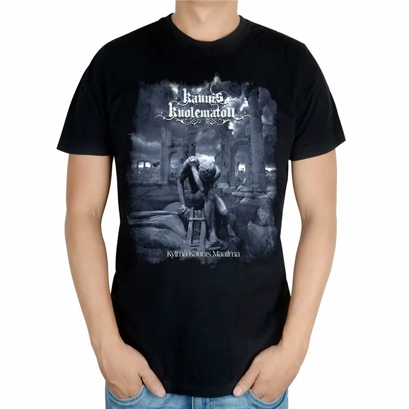 7 designs Kaunis Kuolematon monk Rock shirt camiseta Fashion Brand Dark Metal Punk fitness 100%Cotton skateboard | Мужская одежда