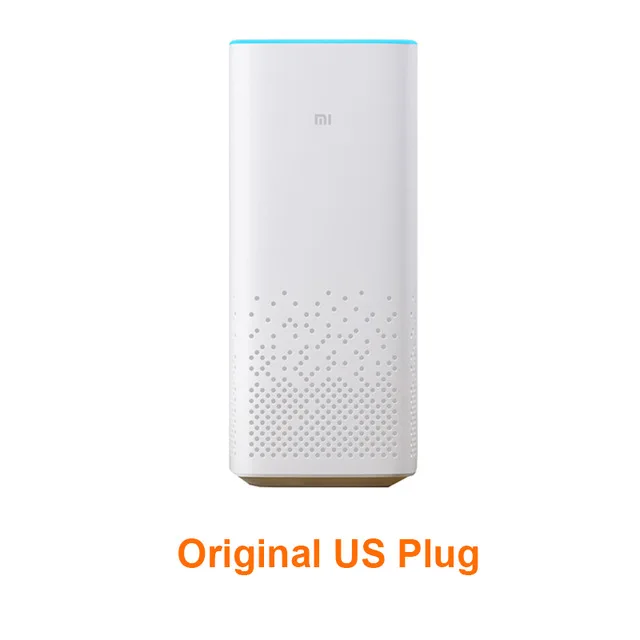 standard us plug Xiaomi AI динамик wifi bluetooth голосовое дистанционное управление Портативный Умный дом свет музыкальный плеер xiaoai приложение для Android Iphone - Цвет: standard us plug