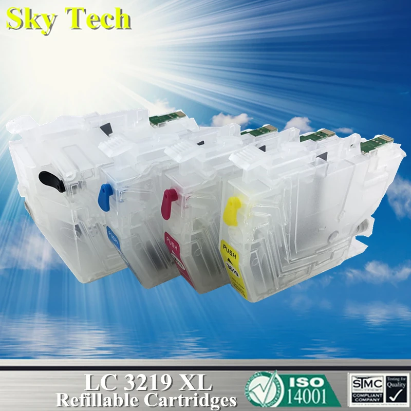 Пустой пополняемый картридж для LC3219 LC3217 LC 3219 Brother J5335DW J5730DW J5930DW J6530DW J6930DW