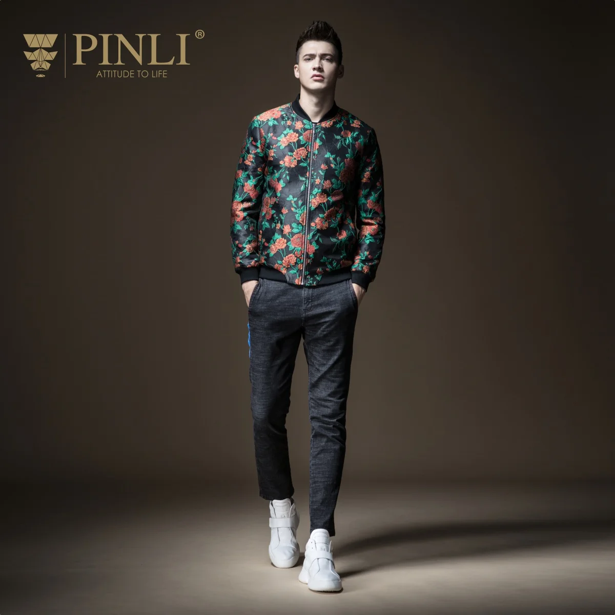 Кожаная куртка распродажа Casaco Masculino Pinli Pin Lai 2018 новый стиль мужская одежда