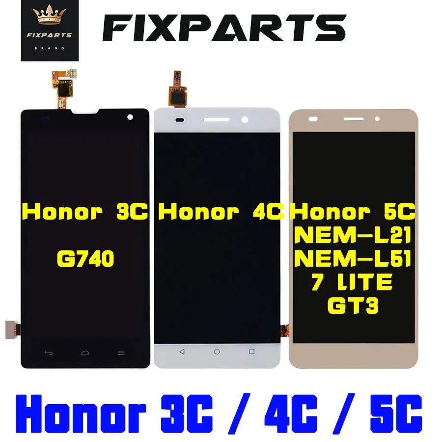 Для Huawei Honor 5C LCD 7 Lite NEM L21 L51 дисплей сенсорный экран дигитайзер для 4C Замена 3C G740|touch