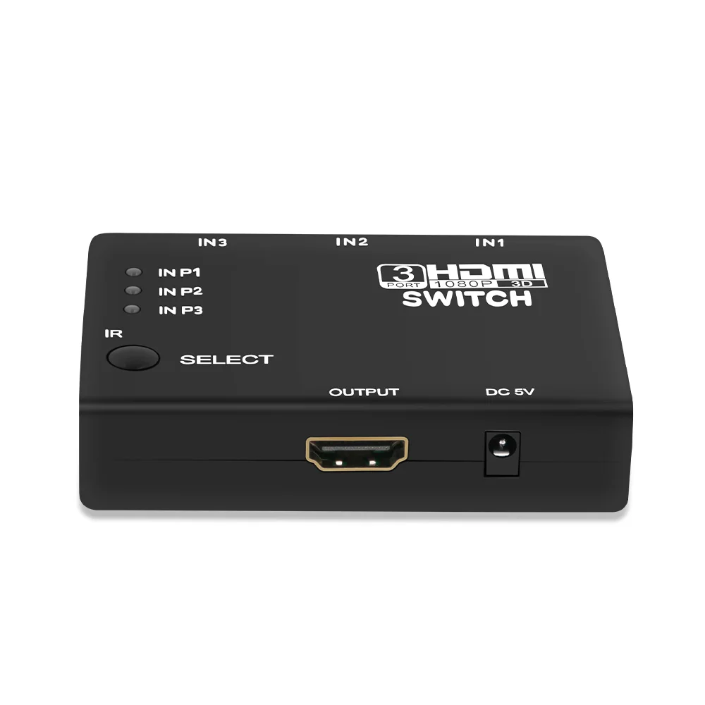 FSU 3 порта 1080P видео HDMI переключатель сплиттер ИК пульт дистанционного управления для HDTV PS3 DVD Продвижение Горячая Высокое качество