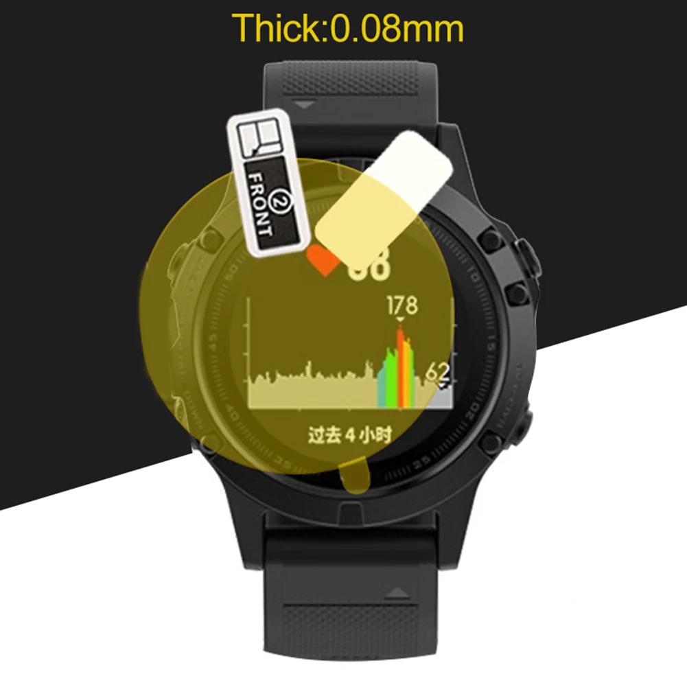 Новое поступление 3 шт небьющаяся защитная пленка из термополиуретана для Garmin Fenix