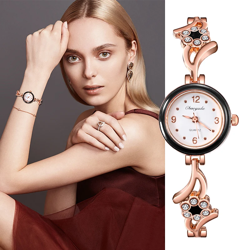 

Beautiful Luxury Women's Watches Exquisite Fashion Small Dial Ladies Wristwatches Bracelet Quartz Clock Dress Relogio Feminino