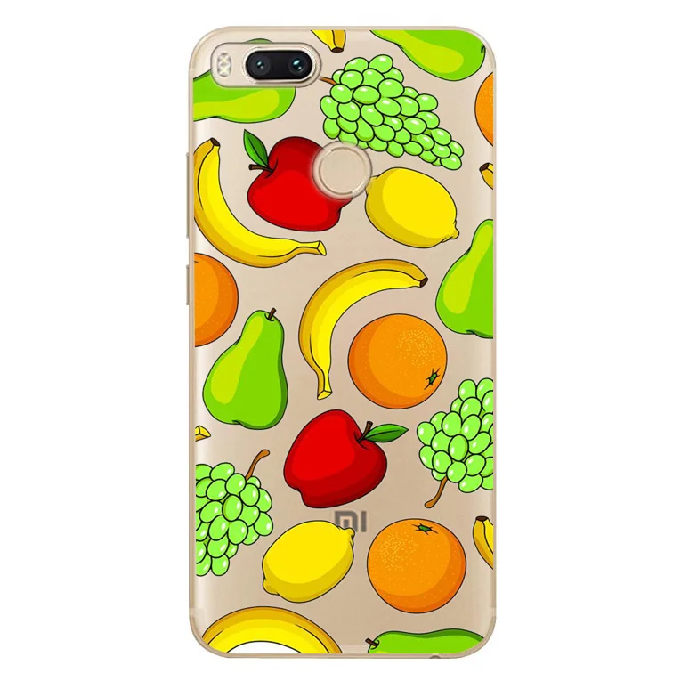 For Xiaomi Redmi 4X Note 3 4 Pro 4A 5 6 6pro Food Fruit Pineapple Lemon Banana Cactus Strawberry Case Cove A655 |