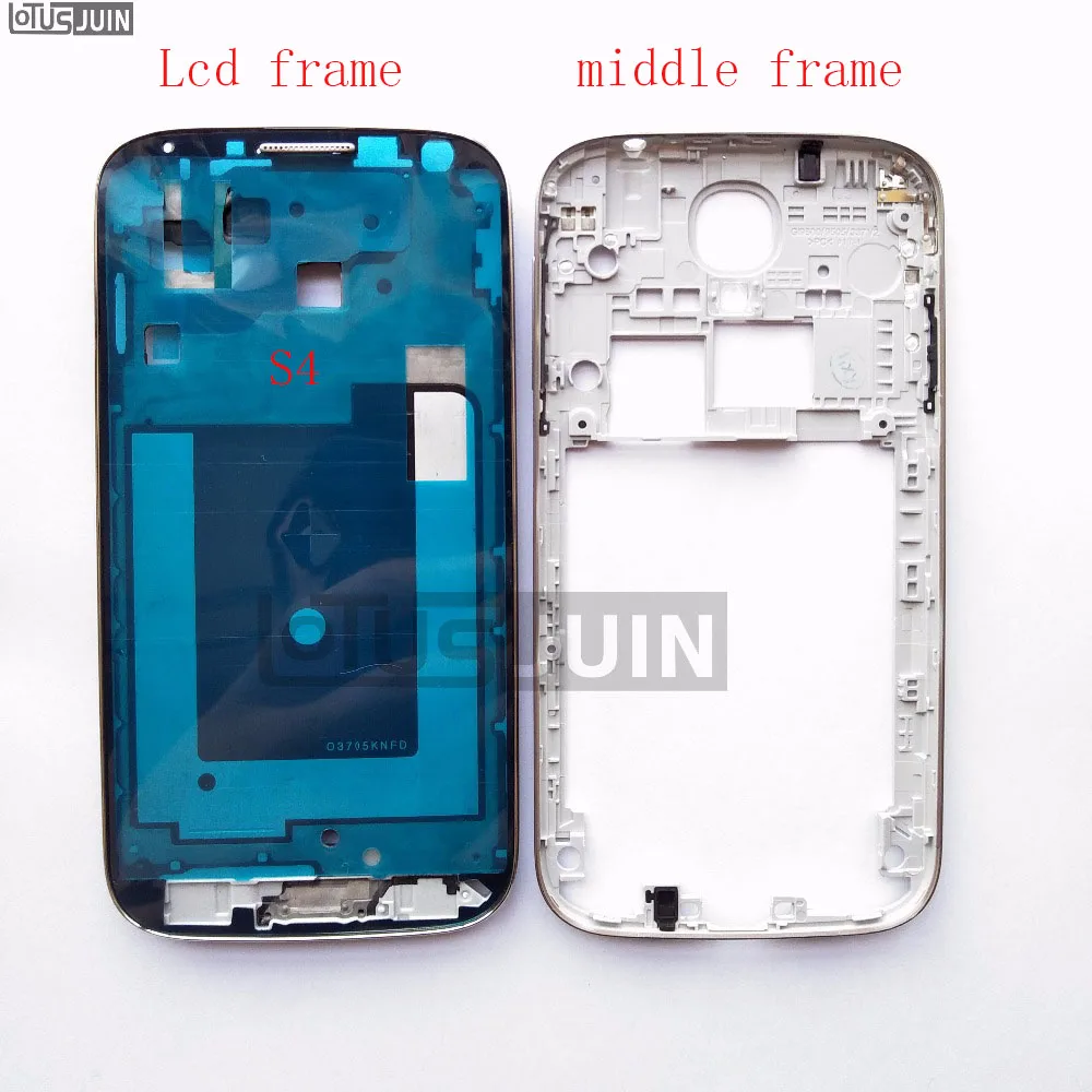 1 шт. защитная рамка корпуса + передняя ЖК дисплея для Samsung S4 i9505 запасная среднего