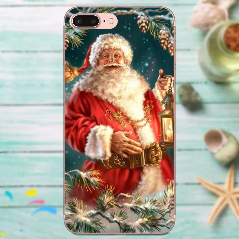 Рождественские подарки Санта Клаус Снеговик для Huawei P8 P9 P10 P20 P30 Mate 7 8 9 10 20 Lite Plus Pro