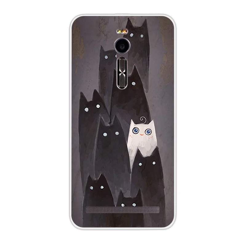 Силиконовый чехол для Asus Zenfone 2 ZE551ML Фламинго задняя крышка для Funda Asus Zenfone 2 ZE550ML Ze551ml прозрачный чехол