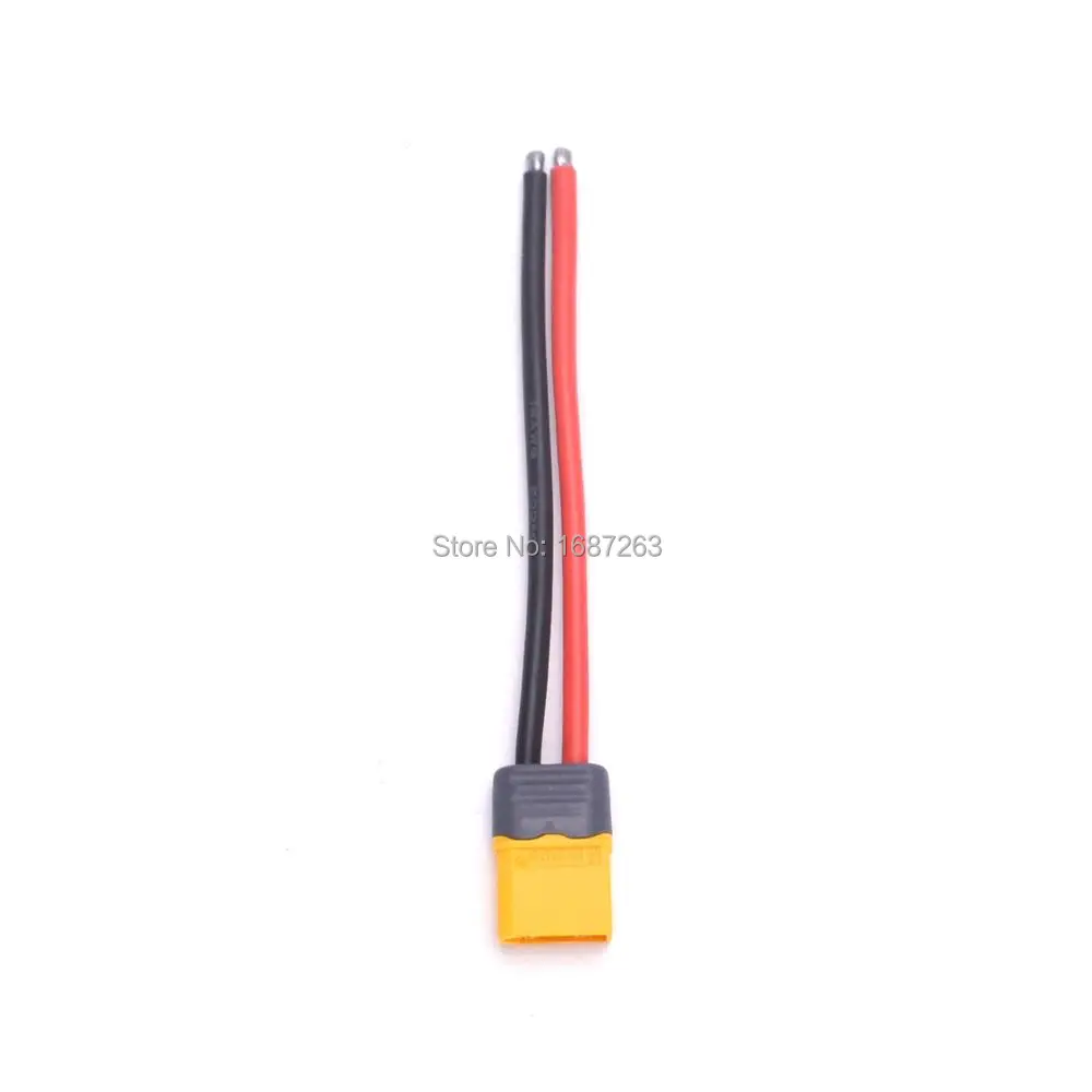 Разъем Amass XT60H XT60 + с кабелем питания 14AWG 10 см|xt60 plug|amass xt60xt60 connector |