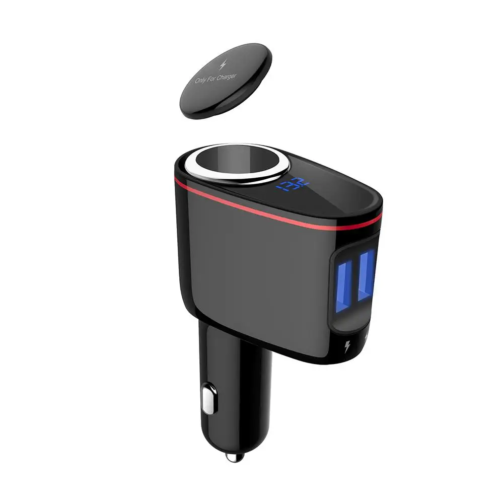 QC3.0 Быстрая зарядка двойной USB порт автомобильное зарядное устройство прикуриватель адаптер