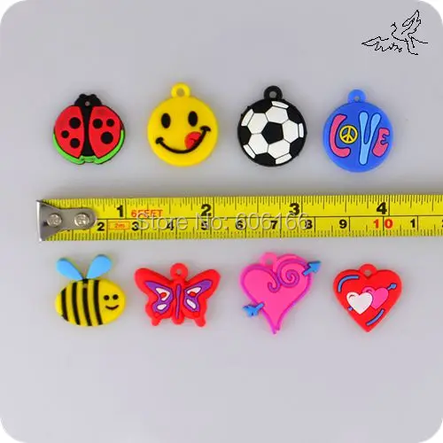 Смешанный 80 шт шарма Подвеска для цветной ткацкого станка резиновые ленты