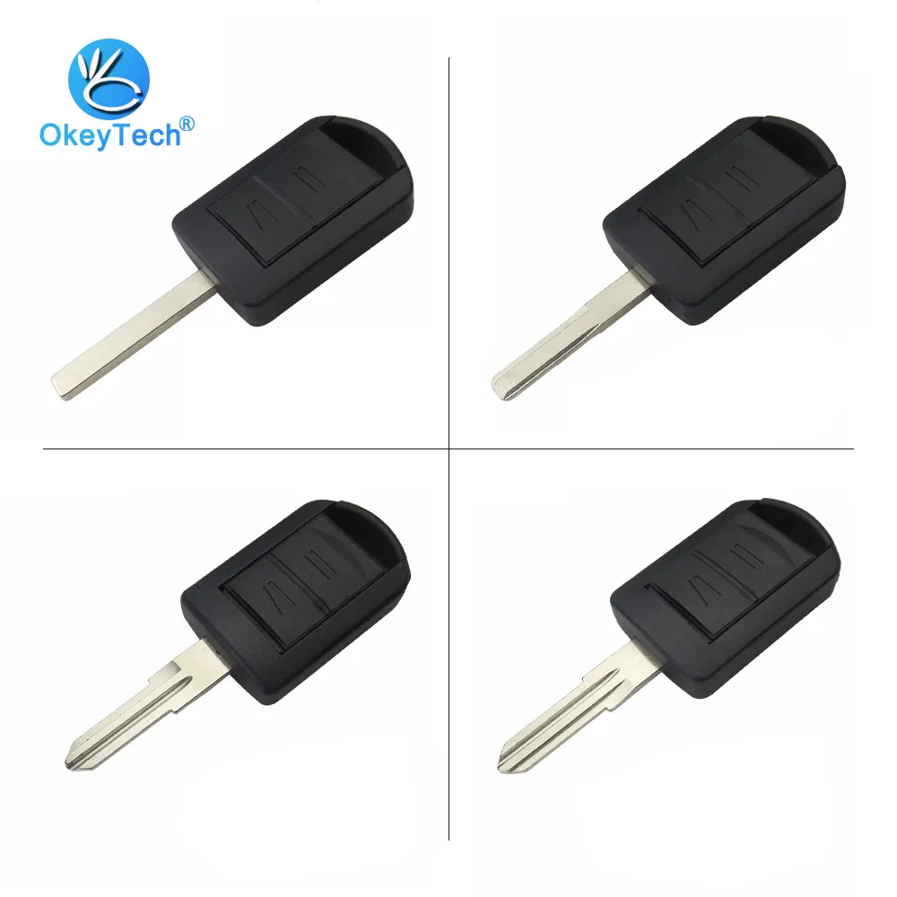 OkeyTech для OPEL корпус ключей с 2 кнопками без порезов пустой HU100/HU43/левого/правого