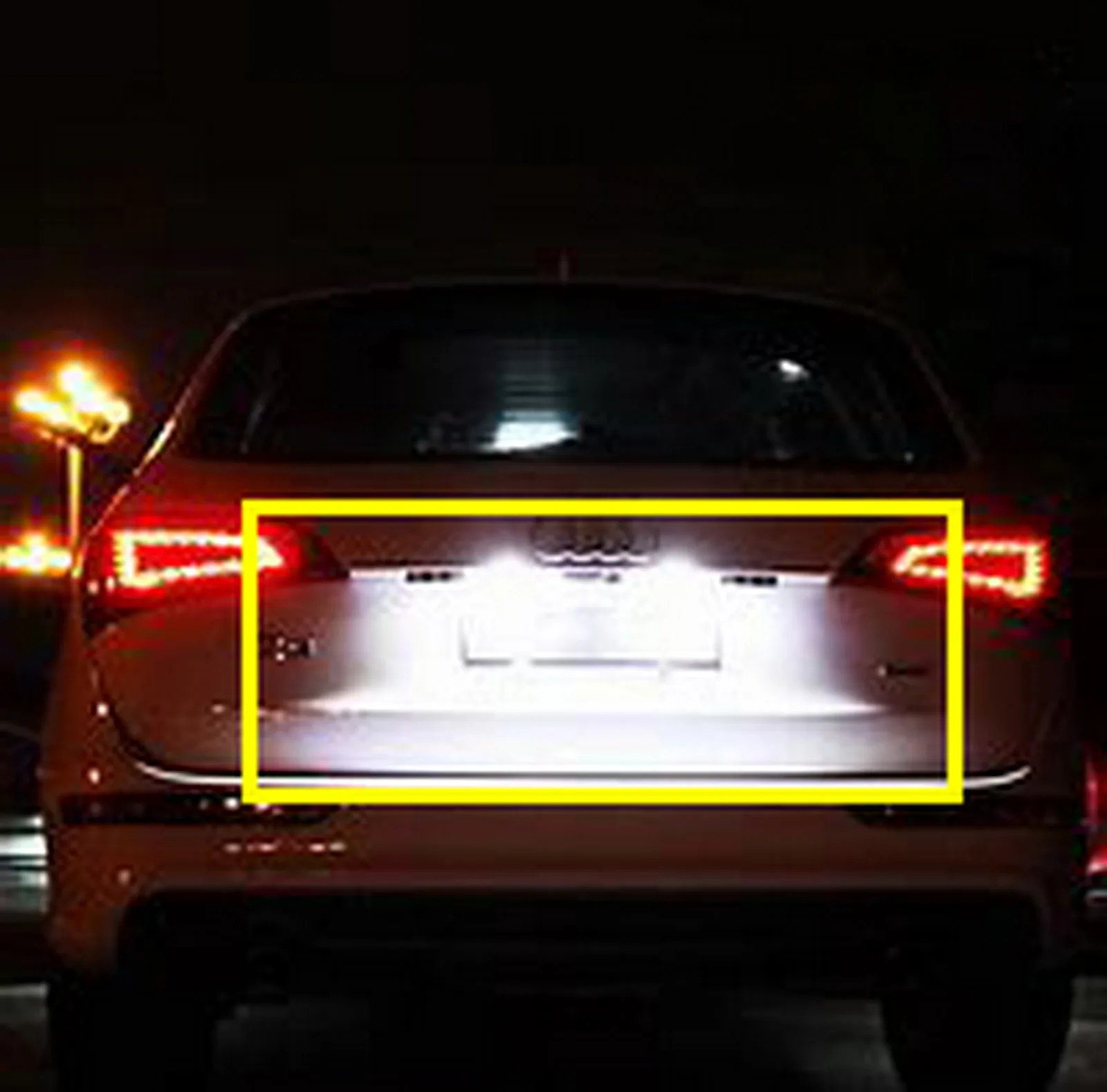 ANGRONG 2x для Audi TT MK1 8N 1999-06 SMD светодиодный светильник номерного знака Белого цвета без ошибок