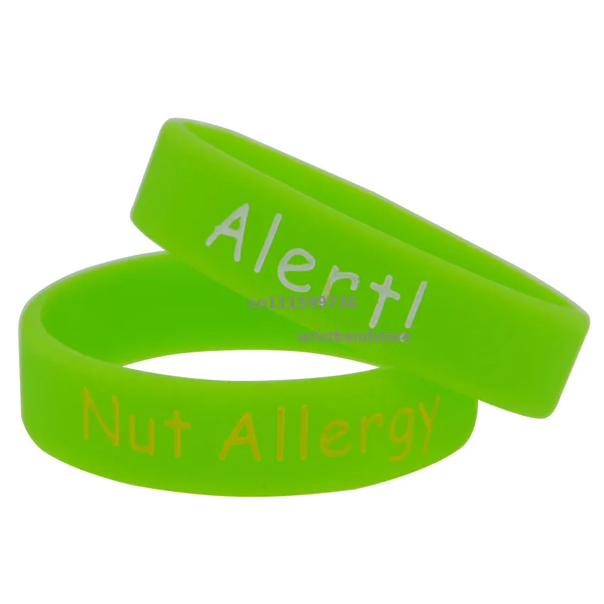 1 шт. гипоаллергенный силиконовый браслет 5 цветов|allergy wristband|allergy alert braceletnut allergy