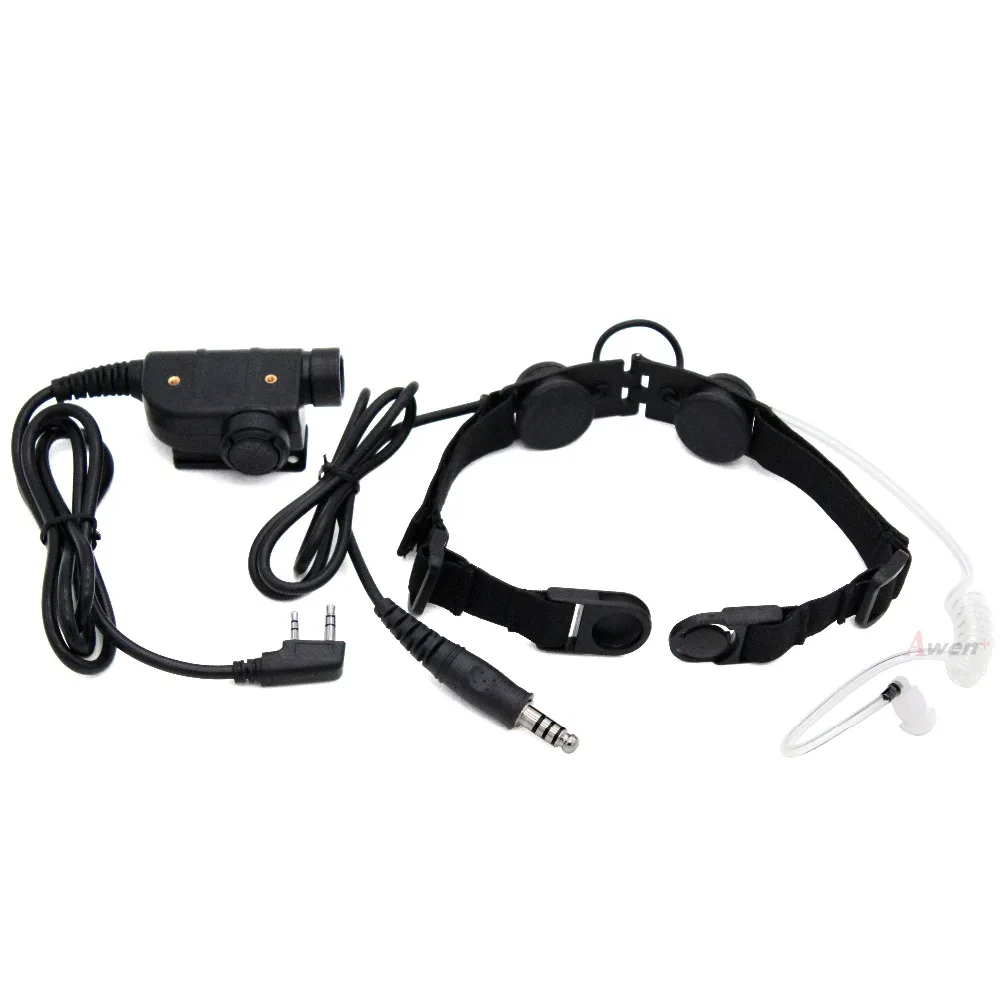 Z тактическая горловина Mic Z003 гарнитура с Silynx PTT для BaoFeng UV 5R 5RA 5RE 5X Retevis H777 TYT Walkie