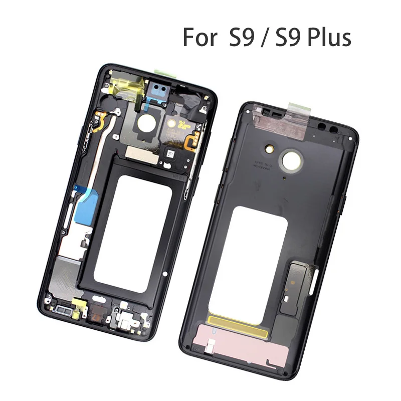 Для Samsung Galaxy S9 G960F + Plus G965F средняя рамка Корпус Передняя корпуса с боковыми