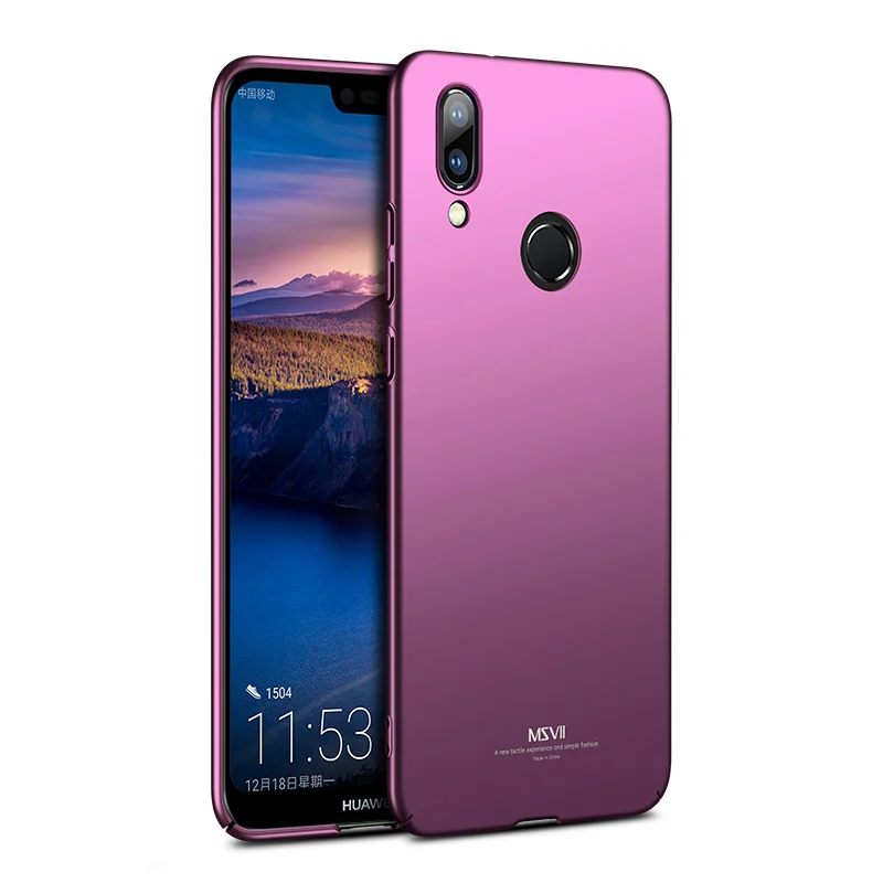 Чехол для huawei Honor 8X роскошный Ультратонкий поликарбонатный чехол msvii с полной