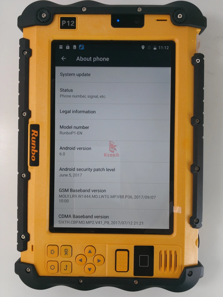 Китайский Прочный промышленный водонепроницаемый планшетный телефон PC UHF VHF PTT радио " 1920x1200 Dual Sim Android 5,1 пылезащитный GNSS gps грузовики