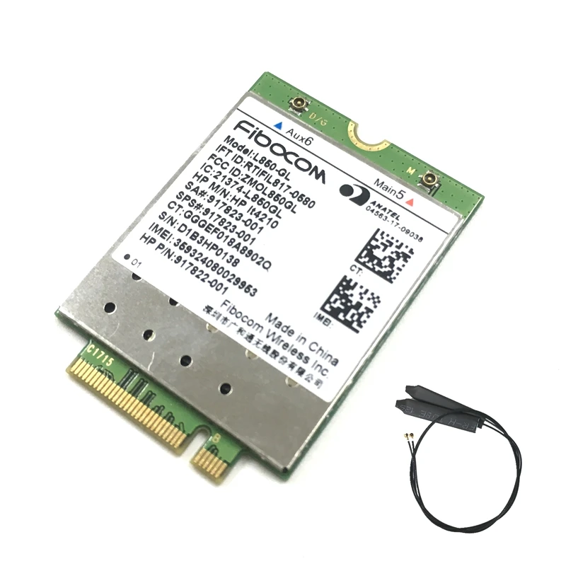 L850 GL LT4210 беспроводная карта Fibocom 917823 001 WWAN мобильный модуль 4G LTE NEU для HP 840 430 G5/440 G5/450