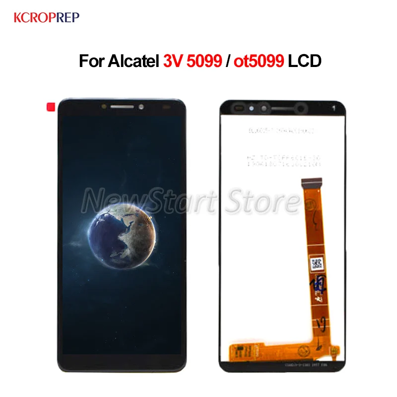 100% новый для Alcatel 3V 5099 ЖК дисплей Дисплей кодирующий преобразователь сенсорного