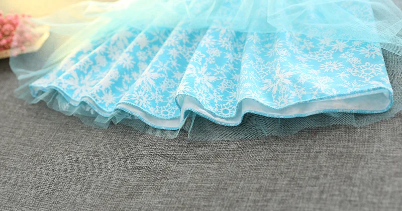 Одежда для девочек платье Эльзы карнавальный костюм принцессы Фантазийная