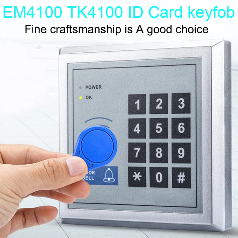 Eseye 5 шт. EM4100 TK4100 RFID 125 кГц ID Брелоки бирки контроль доступа карта Porta стикер брелок