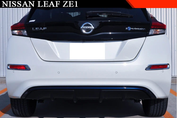 Для Nissan Leaf ZE1 автомобильные аксессуары Задний противотуманный фонарь крышка рамка отделка противотуманная фара аксессуары Стайлинг