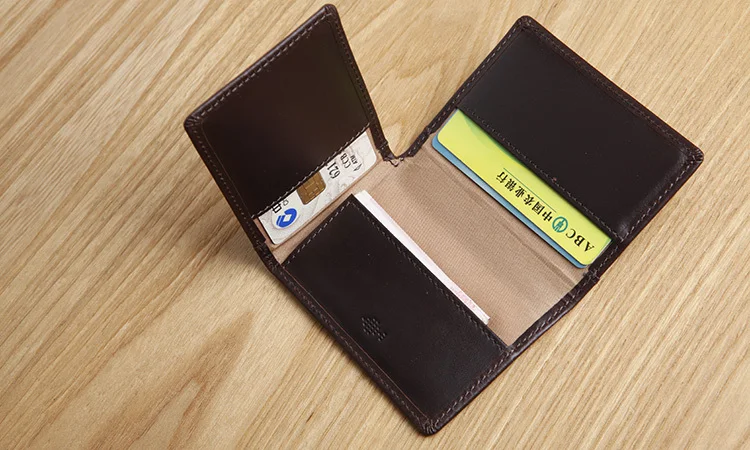 

LAN men's leather credit card multi card holders samll bank card case traval card case