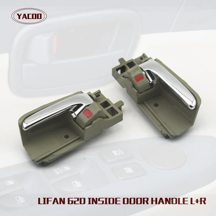 

FRONT OR REAR LEFT+RIGHT DOOR INNER HANDLES WITH ELECTROPLATE CHROME GEELY MK,MK CROSS,LIFAN SOLANO,BYD F3,F3R,GREAT WALL FLORID