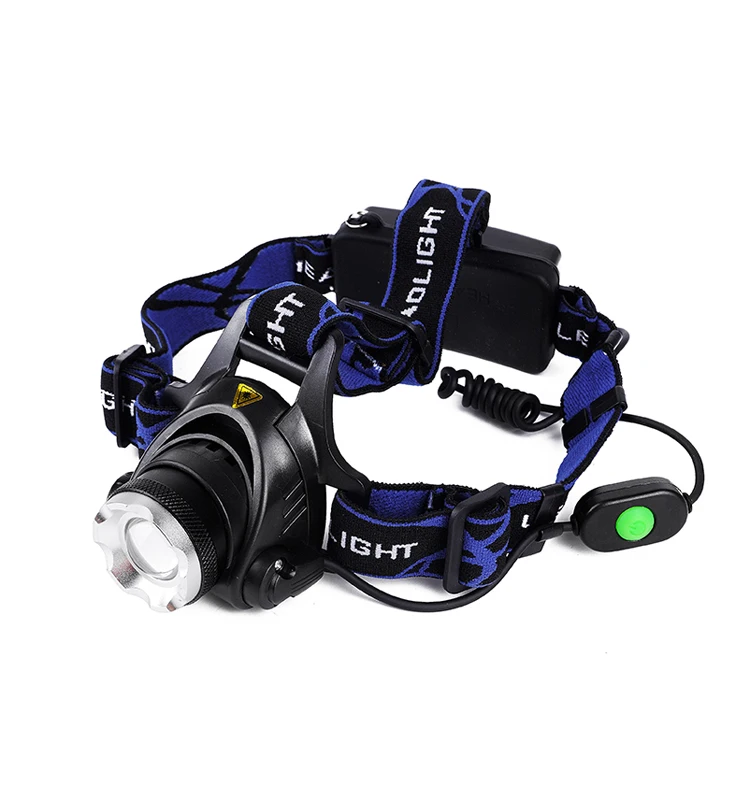 CREE XM-L T6 LED 1200LM алюминиевая перезаряжаемая фара с зумом cree + 2 аккумулятора 18650