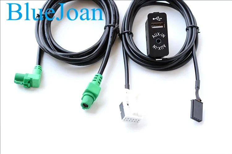 Абсолютно Новый BlueJoan GPS навигационный кабель USB AUX в Разъем Жгут адаптер для BMW E39 E46