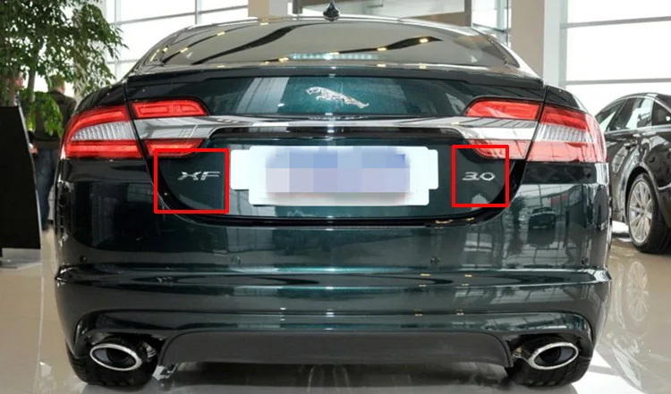 Для Jaguar XF XJF 3 0 5 V6 V8 AWD смещение номера изменение установки буквы крыло хвост