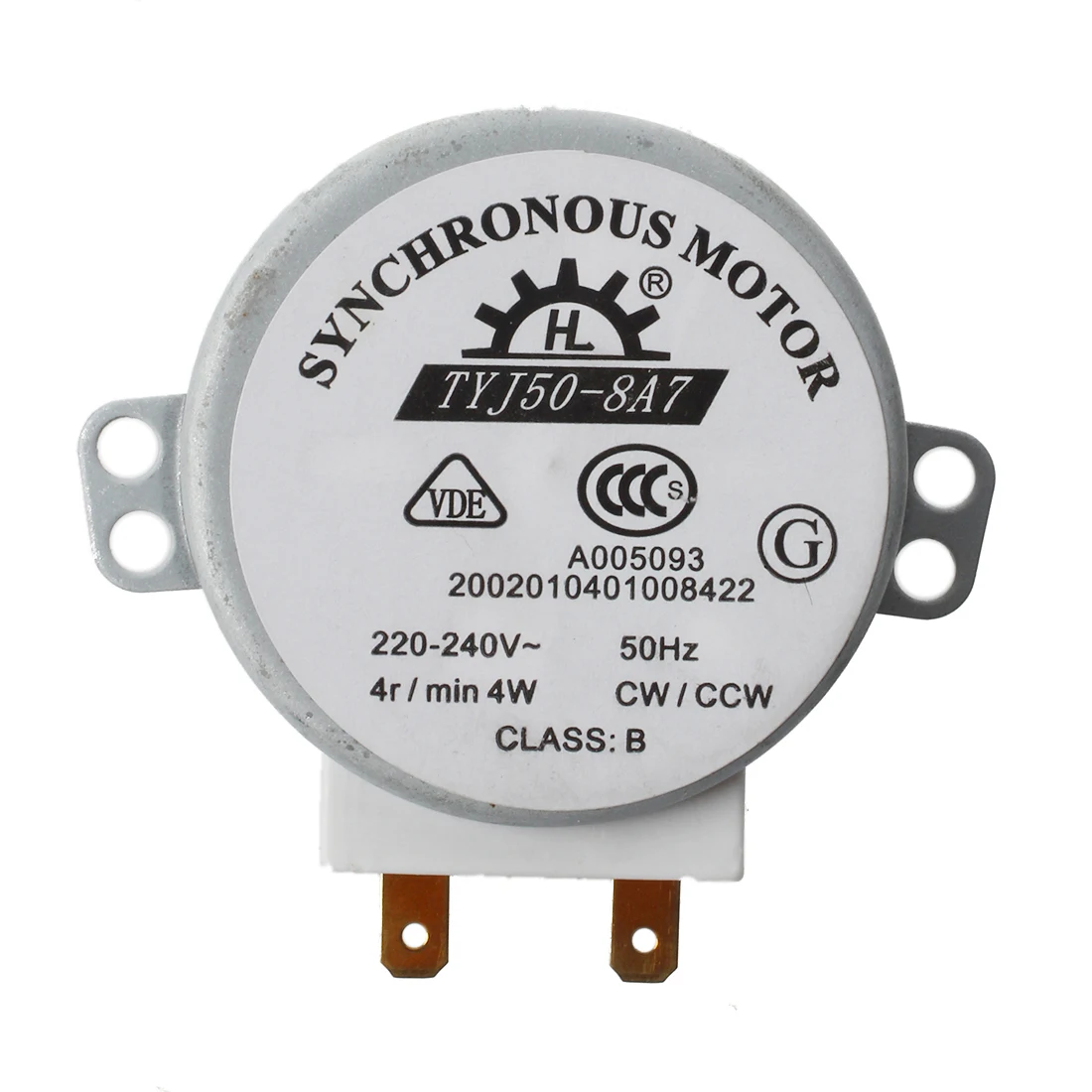 

CW / CCW AC 220-240V 4W 4RPM mini synchronous motor for miniwave oven TYJ50-8A7 Microwave oven part