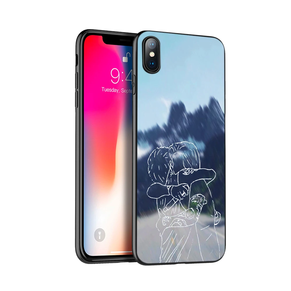 Черный чехол из ТПУ для iphone 5 5s SE 2020 6 6s 7 8 plus x 10 силиконовый XR XS 11 pro MAX с Ларри