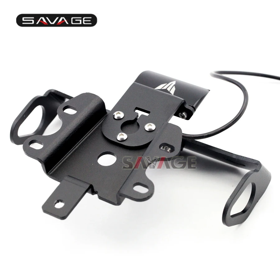 Держатель номерного знака Светодиодная лампа для YAMAHA MT07 FZ07 MT 07 FZ 2014 15 16 17 2018