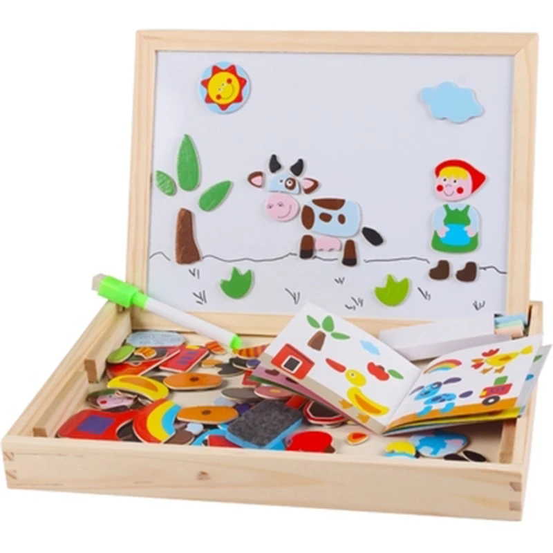 Детские деревянные игрушки головоломки для детей лесной парк